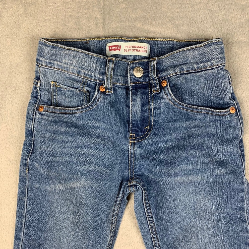 Levi's 514 Performance Straight Jeans Kids Boys Size 10 Regular W25 L26 - Picture 2 of 9
